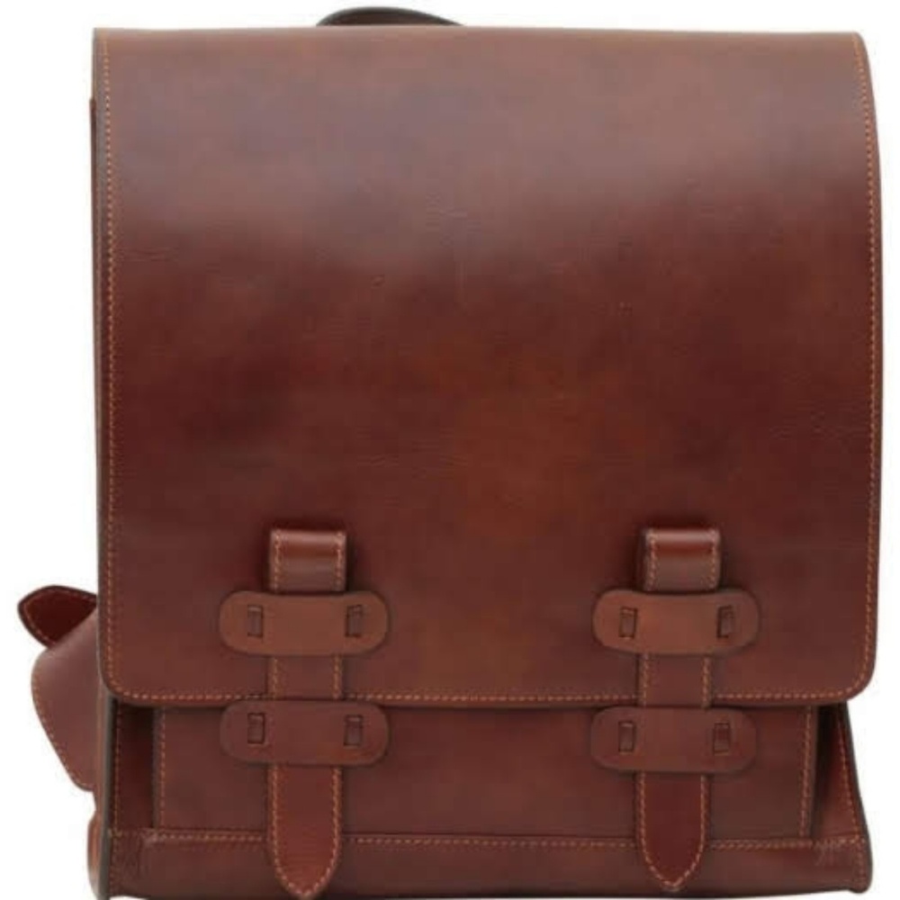 Italian leather backpack - Picture 4 of 6